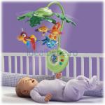 Fisher-Price - Carusel Fisher-Price Rainforest Peek-A-Boo Leaves