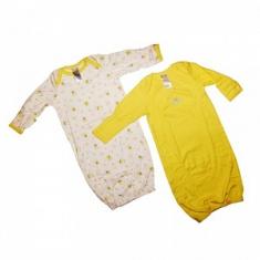 Baby Dana - Set 2 saci de dormit galben